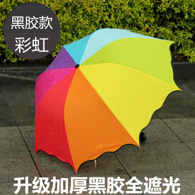 三折折疊七彩傘 彩虹雨傘情侶格子雨傘 三折傘 迷妳便攜式雨傘在類目 居家日用, 傘/雨具/防雨/防潮, 傘中 - 來自Buy2taobao.com提供專業的淘寶代購服務