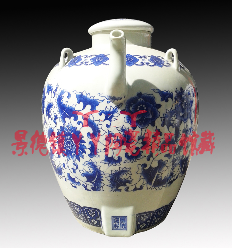 无铅景德镇陶瓷油罐带嘴有嘴陶瓷油壶油坛陶瓷储油瓶在类目 厨房/烹饪用具, 厨用小工具/厨房储物, 储物瓶罐/厨房储物器皿, 油壶中 - 来自Buy2taobao.com提供专业的淘宝代购服务