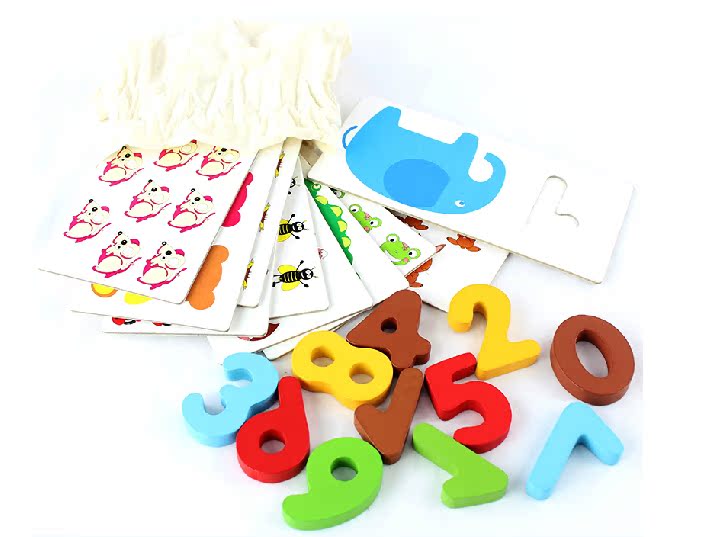 【今日特卖】儿童启蒙早教益智教具数字字母卡