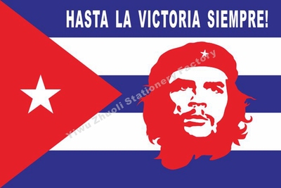 古巴切格瓦拉 flag of cuba with che guevara旗 各国国旗历史旗