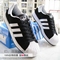 上下架计划:正品adidas2014新款三叶草男鞋女鞋板鞋贝壳头休闲鞋子黑白45码