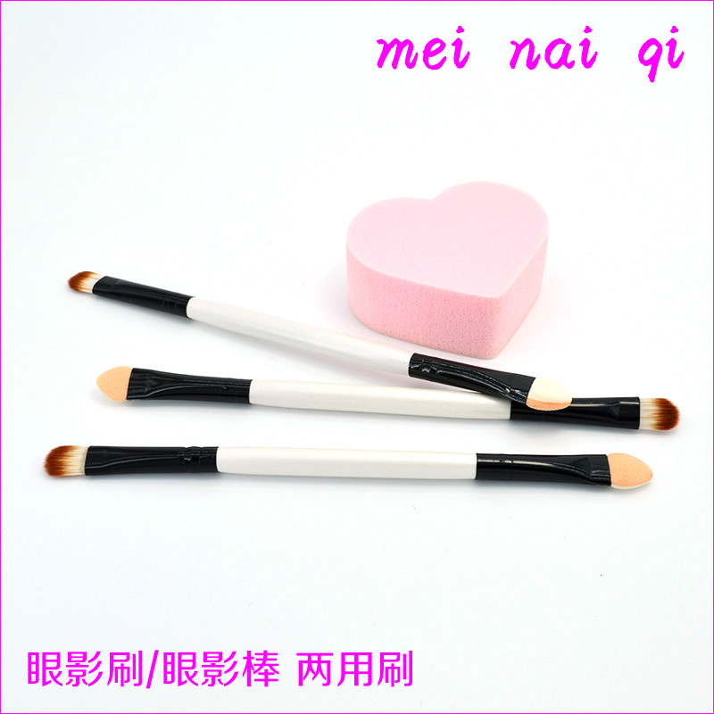 美奈琪化妝刷廠家直銷精品木柄雙頭刷銷售唇刷眼影刷眉刷腮紅刷在類目 彩妝/香水/美妝工具, 其他美容工具, 化妝/美容工具中 - 來自Buy2taobao.com提供專業的淘寶代購服務