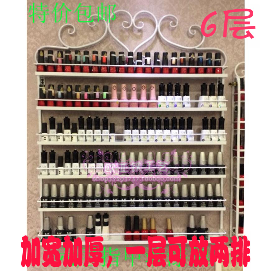 Nail enhancement Shelf Nail Polish Wall hanging Oil glue Exhibition Shelves suspension Cosmetics Lipstick tattoo Pigment goods shelvesin the Business/Office Furniture , Shelf/Showcase , Cosmetic Shelf category - from Buy2taobao.com to provide professional Taobao agent buy service
