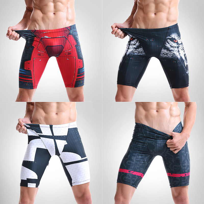 Male swimming trunks Boxer fashion Sexy Swimsuit Camouflage printing personality Quick drying major Iron Manin the Sports/Yoga/Fitness/Fans supplies , Swim , Men's swimwear category - from Buy2taobao.com to provide professional Taobao agent buy service