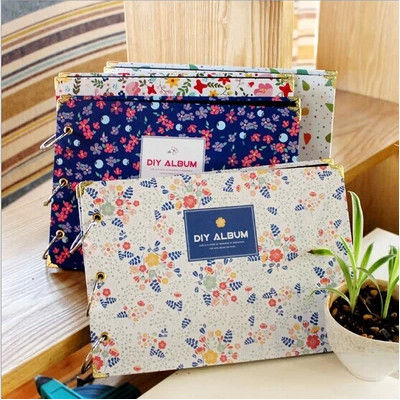 Korean Edition Sen family Broken flowers DIY originality manual Stick album Black card Album Autograph book Korean giftin the Electronic Dictionary/Electronic paper book/Stationery , Shelves/Display items , Albums category - from Buy2taobao.com to provide professional Taobao agent buy service