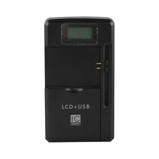 壹博源加寬版LCD電量顯示萬能座充手機萬能充電器送品牌數據線