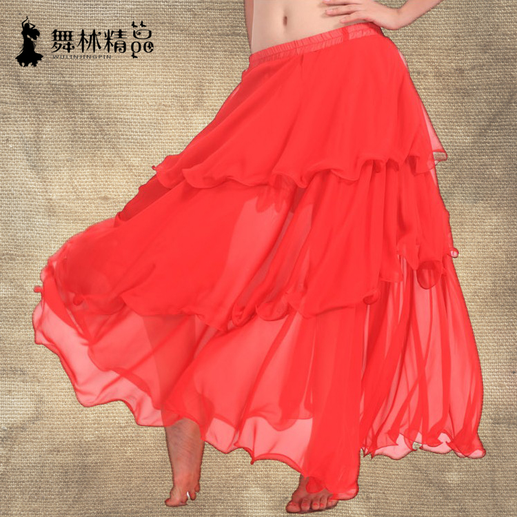 adult Belly Dance Women's wear 2018 new pattern India dance Table show Square dance Practice Cake skirtin the Sports/Yoga/Fitness/Fans supplies , Dance/Aerobics/Gymnastics , Belly dance , Belly Dance Bottoms category - from Buy2taobao.com to provide professional Taobao agent buy service