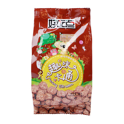 【天猫超市】好吃点趣味卡通焦糖味200g办公室休闲食品零食饼干