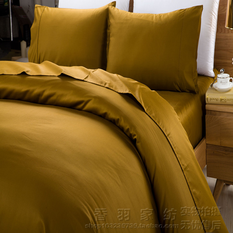 High-end 140 branch 1200 Egypt pure cotton Pure blue Copper Single product sheet Quilt cover Bed cover bedding Four piece suitin the Bedclothes , Bedding Sets/Family of four/Multiple sets of category - from Buy2taobao.com to provide professional Taobao agent buy service