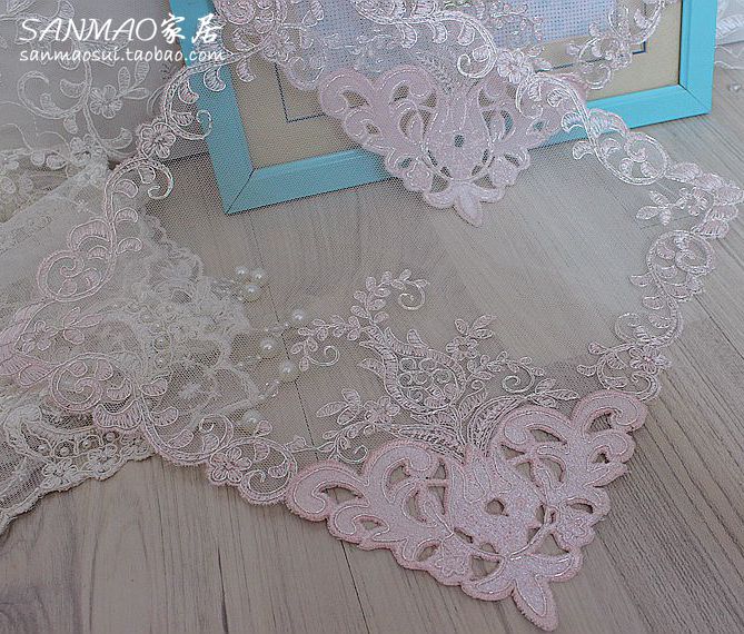 Korean Jacobs Doily Embroidery tea tray Upholstery Set top box head-cover or veil for the bride at a wedding European style Glass yarn 28cmin the Home Fabric , Dust protection cover , Universal cover towel category - from Buy2taobao.com to provide professional Taobao agent buy service