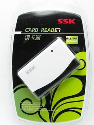 正品 飚王SSK 黑白色 奔腾2代迷你多合一全能读卡器SCRM057|ruв категории Цифровые аксессуары, цифровой периферийных, Card reader - от Buy2taobao.com для оказания профессиональной услуги покупки агента Taobao