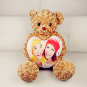 diy定制泰迪熊毛绒玩具熊抱枕玩偶可爱布娃娃 送女朋友生日礼物