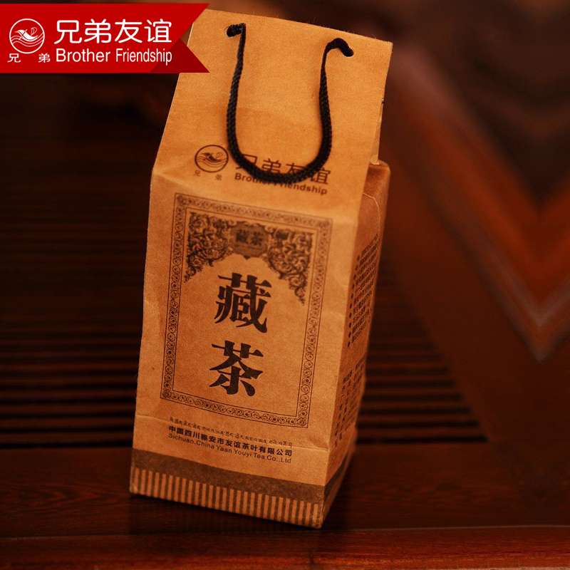 Sichuan Province Ya'an Tibetan tea Brother friendship Tea Factory dark tea Super quality goods Pie Home Furnishing 500g Sichuan Province Ya'an Tibetan teain the Tea , Black tea(New) , Other black tea category - from Buy2taobao.com to provide professional Taobao agent buy service