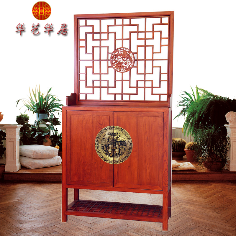 中式古典家具明清仿古老榆木屏风隔断鞋柜门厅全实木双面玄关鞋柜|ruв категории жилой мебели, комплект мебели, фойе комплект мебели, Раздел + чистка - от Buy2taobao.com для оказания профессиональной услуги покупки агента Taobao