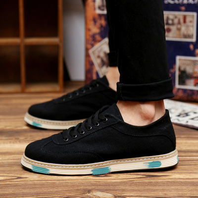 春季英伦复古休闲皮鞋男青年小脚九分裤搭配真