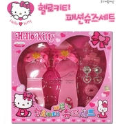 韩国进口hellokitty儿童过家家玩具装扮玩具，鞋子发夹发带耳环