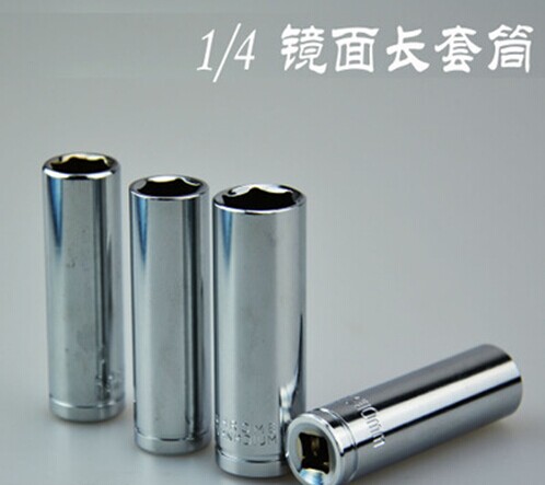 6.3MM1/4小飞镜面(4MM-14MM)加长套筒6角套筒头子 长度50MM在类目 五金/工具, 手动工具, 工具组合套装, 组合套装中 - 来自Buy2taobao.com提供专业的淘宝代购服务