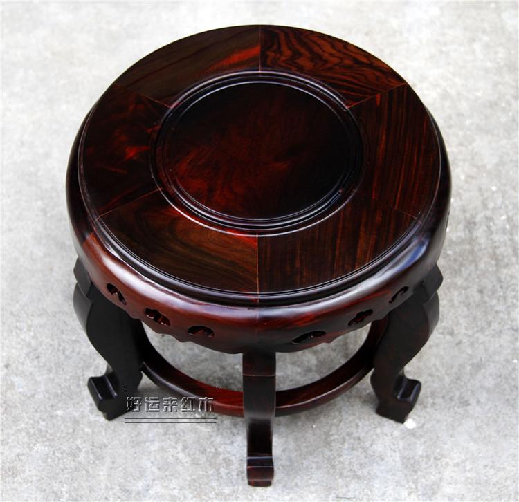Rosewood Flower trellis Laos Black wood circular Flower trellis Spend a few indoor Vase frame Rosewood stool solid wood Chinese style Flower trellisin the Residential furniture , Shelf , Flower/Spend a few category - from Buy2taobao.com to provide professional Taobao agent buy service