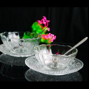 高级玻璃碗套装透明小吃碗冰激凌碗粥碗汤碗糖水碗鱼翅燕窝碗