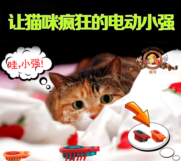 Magical Electric Xiaoqiang Electric mice Cat Toys Pets Cats and dogs Toys give 20 Cell battery)in the Pet/Pet food and supplies , Cat/Dog Toys , Other Toys category - from Buy2taobao.com to provide professional Taobao agent buy service