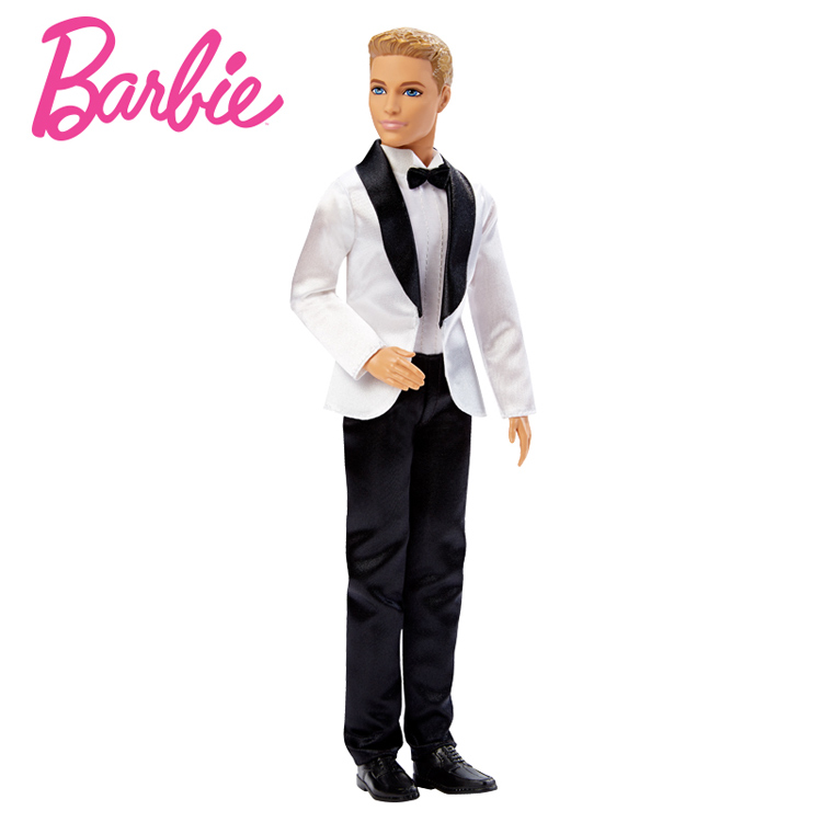 卖】芭比正品 Barbie芭比新郎肯新品 男娃娃女