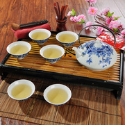景德镇陶瓷骨瓷器茶具套装 7头大碗茶 青花瓷功夫茶具