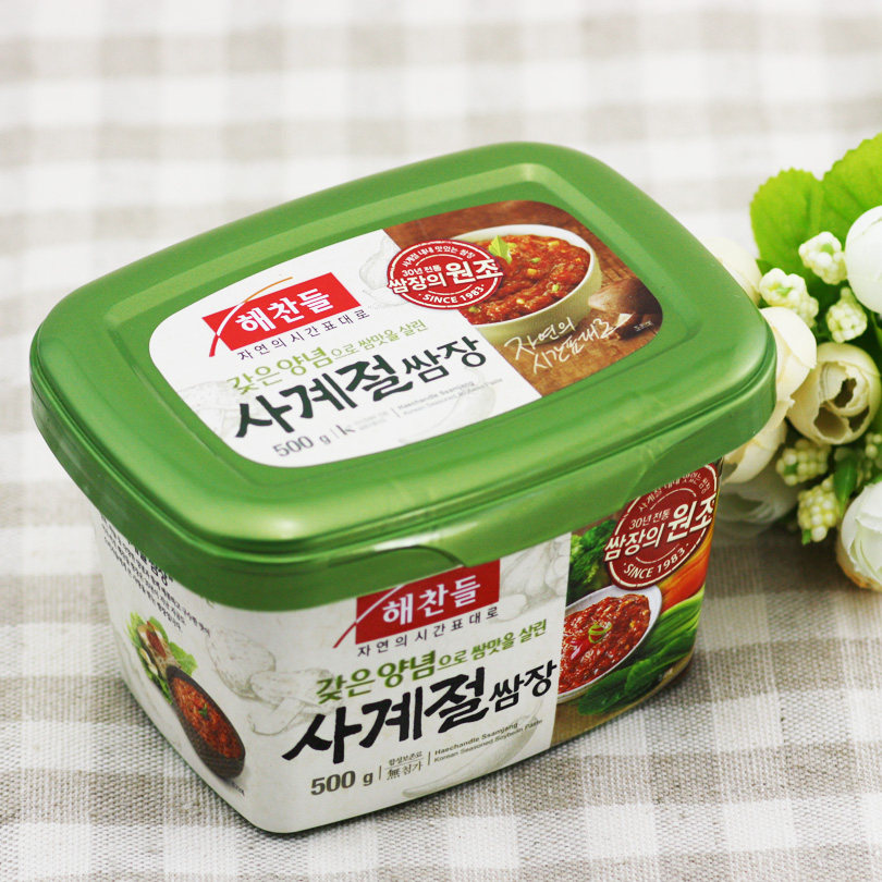 包邮韩国原装进口好餐得包饭酱蒜蓉酱韩式烤肉蔬菜蘸酱拌饭酱500g