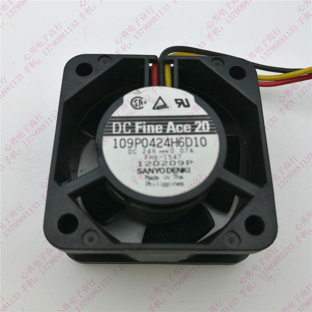 正品 Sanyo/三洋 109P0424H6D10 24V 0.07A 4020 3线滚珠散热风扇在类目 电玩/配件/游戏/攻略, PS主机专用配件, 风扇中 - 来自Buy2taobao.com提供专业的淘宝代购服务