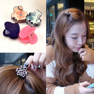 儿童宝宝发饰头饰 豹纹发夹发抓小抓夹刘海夹 顶夹边夹 发爪包邮