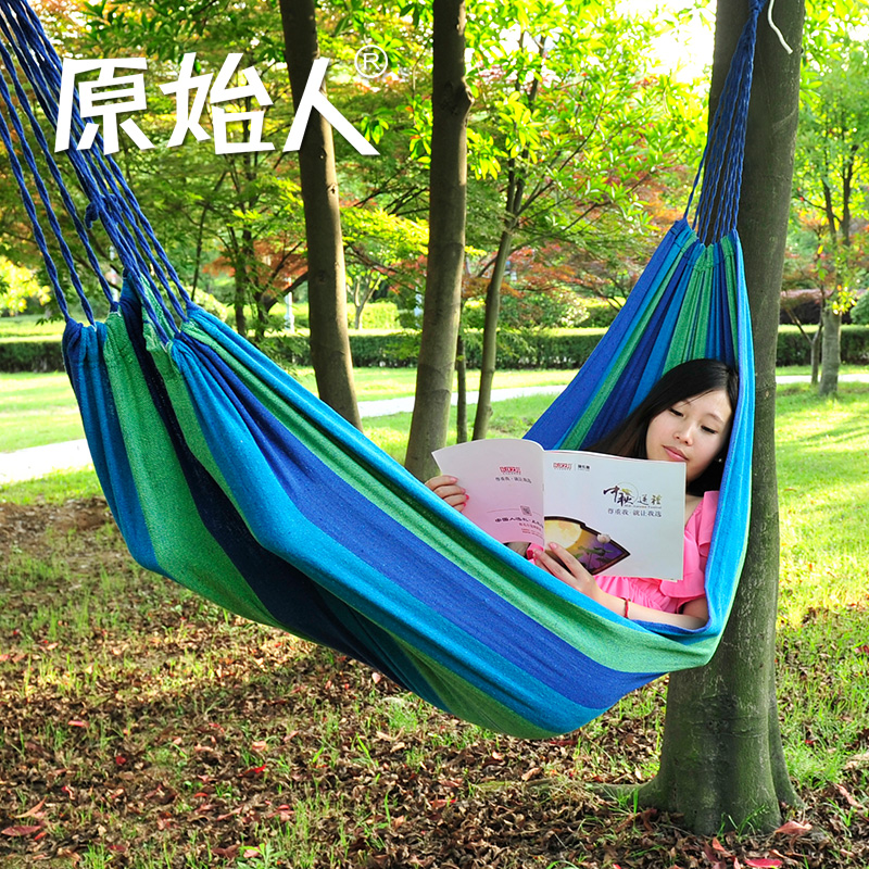 Primitive Single Double thickening Canvas hammock outdoors student dorm dormitory Hammock Indoor Swingin the Outdoor/Mountaineer/Camping/Travel Goods , Outdoor Furniture , Hammock category - from Buy2taobao.com to provide professional Taobao agent buy service