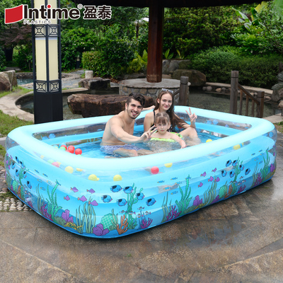 盈泰 儿童游泳池加厚超大泳池成人家用浴缸 宝