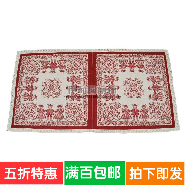 Mother's Day Fabric art Cotton and hemp summer Sofa cushion 60 120 non-slip Mahogany sofa Single mat double-deck Cushion coverin the Home Fabric , Cushion/Cushion/Sofa cushion , Sofa cushion category - from Buy2taobao.com to provide professional Taobao agent buy service