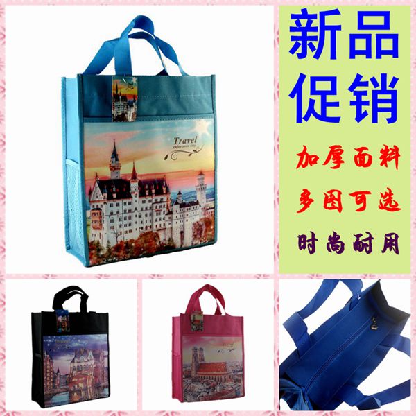 包邮防水牛津帆布补习包手提袋补课包彩图城堡袋子男中小学生书袋在类目 玩具/童车/益智/积木/模型, 儿童包/背包/箱包, 斜挎包/拎包/腰包中 - 来自Buy2taobao.com提供专业的淘宝代购服务