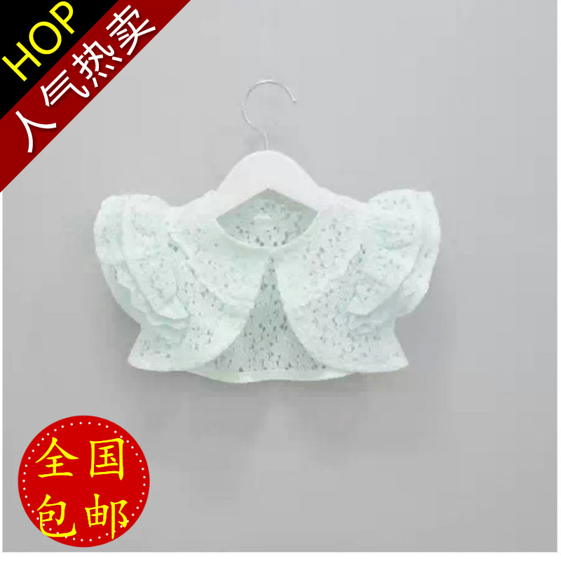 2019夏装新款儿童宝宝女童装纯棉镂空短袖短款小外套披肩坎肩开衫在类目 童装/婴儿装/亲子装, 披风/斗篷中 - 来自Buy2taobao.com提供专业的淘宝代购服务