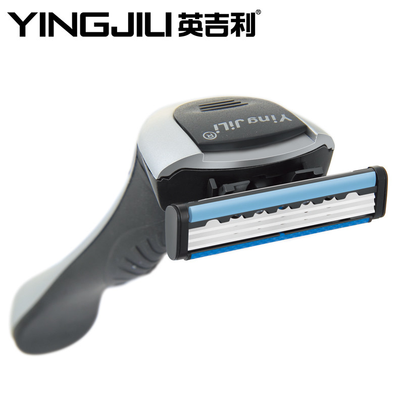 英吉利超感手动剃须刀架 手动刮胡刀三层 1刀架2刀片B21D8AD2