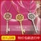 上下架计划:美国正品代购tiffany蒂芙尼925纯银女士钥匙项链18K金锁骨链