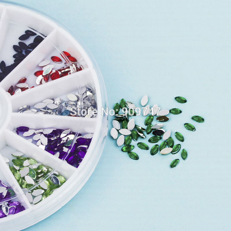 Leaves-shaped Acrylic Nail Art Decoration Rhinestones Wheelin the Home accessories , Other craft accessories category - from Buy2taobao.com to provide professional Taobao agent buy service