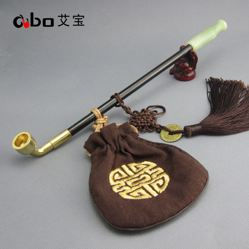 艾宝老式烟具烟斗旱烟袋旱烟杆烟袋锅 玉石烟嘴黄铜烟锅木烟杆在类目 ZIPPO/瑞士军刀/眼镜, 烟具, 烟斗中 - 来自Buy2taobao.com提供专业的淘宝代购服务