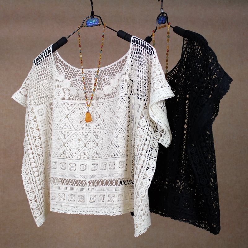 have seen very Refinement High-end Pierced shirt 100% pure cotton computer crochet Smockin the Women's clothing/Boutique , Lace shirt/Chiffon shirt category - from Buy2taobao.com to provide professional Taobao agent buy service