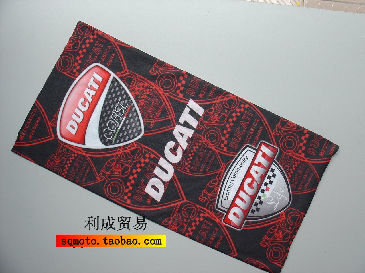 杜卡迪头巾/百变围巾/魔术头巾/骑士装备/摩托车骑行头巾在类目 摩托车/装备/配件, 摩托车骑士装备, 赛车服中 - 来自Buy2taobao.com提供专业的淘宝代购服务