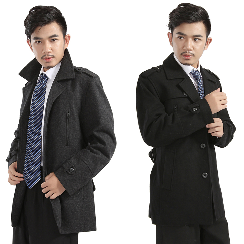 Shanshan coat Special shop wool Snowflake woolen coat fashion Removable belt Double color Optional 5135-1in the Men's clothing, Windbreaker category - from Buy2taobao.com to provide professional Taobao agent buy service