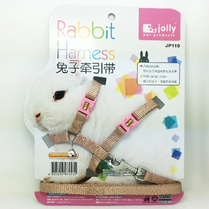 Jolly 祖莉 兔子牵引带含铃铛 兔兔荷兰猪外出绳子 适合3公斤内在类目 宠物/宠物食品及用品, 兔类及其用品, 兔绳中 - 来自Buy2taobao.com提供专业的淘宝代购服务