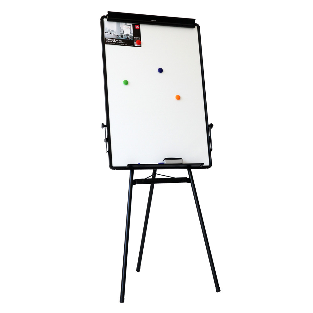 Authentic Deli 7892 Hanging paper whiteboard Paperboard triangle move Whiteboard Send eraser+Pen+Magnetin the Electronic Dictionary/Electronic paper book/Stationery , Teaching demonstration/Display notices supplies , Whiteboard category - from Buy2taobao.com to provide professional Taobao agent buy service