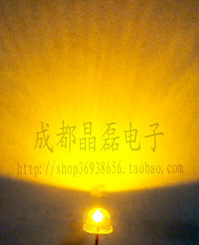 包邮【300只】5MM 草帽黄 散光 黄色 超高亮 LED灯珠 发光二极管在类目 3C数码配件, 电子元器件市场, 电子器件, 二极管/LED中 - 来自Buy2taobao.com提供专业的淘宝代购服务