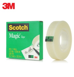 美国3M思高隐形胶带神奇胶带 810高级透明胶