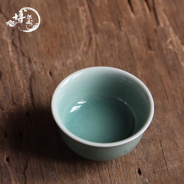 品茗杯 高档礼品杯 收藏功夫茶陶瓷小杯单杯 大师廖小林弟窑茶盏
