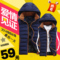 上下架计划:2014秋冬新款韩版时尚修身羽绒棉马甲情侣装坎肩百搭男女背心外套