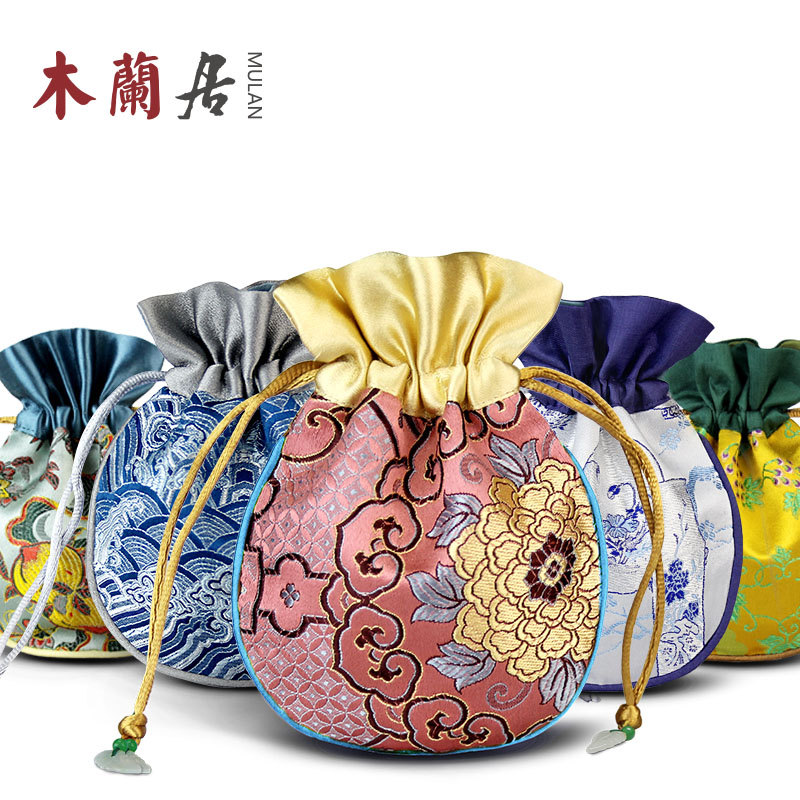 木兰居真丝锦囊锦袋荷包袋 胎发袋布袋文玩袋手串袋收纳袋首饰袋在类目 饰品/流行首饰/时尚饰品新, 首饰收纳, 首饰袋中 - 来自Buy2taobao.com提供专业的淘宝代购服务