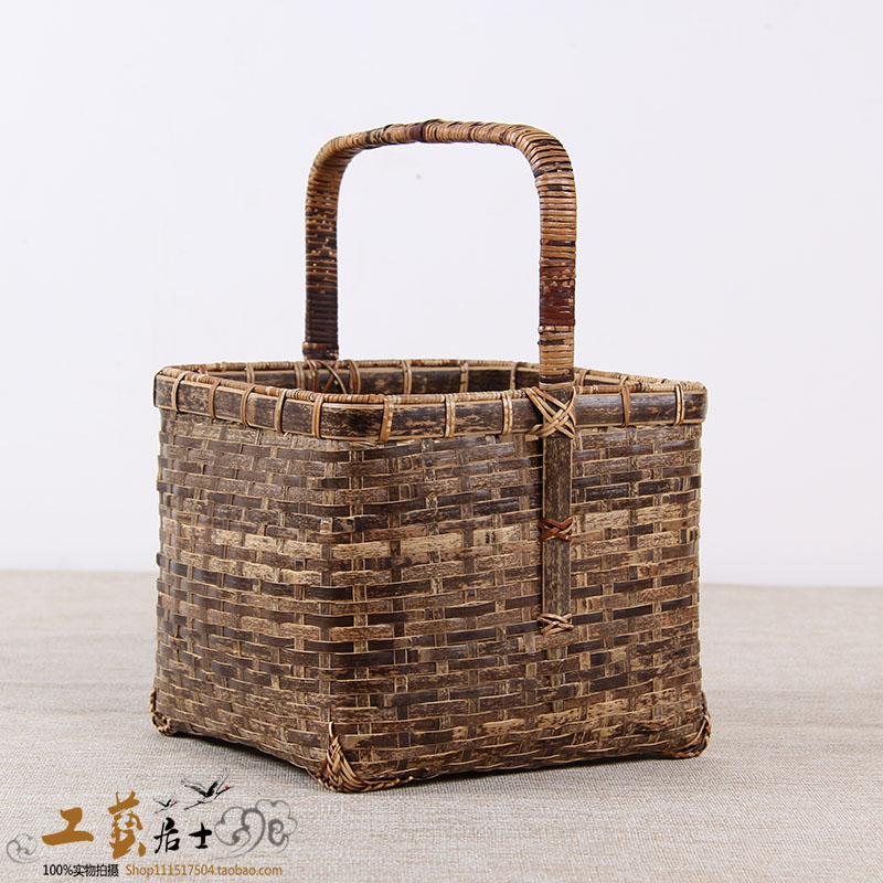 Purple bamboo basket Bamboo Storage Shopping basket Zhukuang shopping basket portable Baskets Fruits Basket Basketin the Storage consolidation , Home Storage appliances , Storage Basket , Shopping Basket category - from Buy2taobao.com to provide professional Taobao agent buy service
