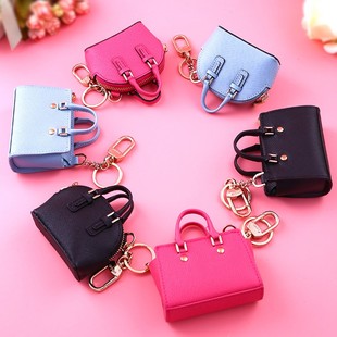 米勒斯汽车钥匙扣女韩国可爱钥匙链圈韩版迷你包包，挂件零钱包